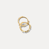 Round Baguette Earrings