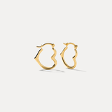 Small Heartset Hoops