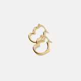 Small Heartset Hoops