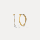Demi Pavé Hoops