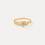 Blooming Heart Ring