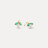 Pearl Cherry Studs