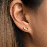 Solitaire Ribbon Studs