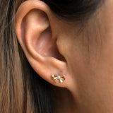 Solitaire Ribbon Studs