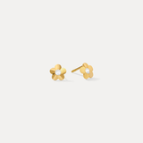 Solitaire Flower Studs