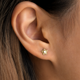 Beaded Star Studs