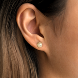 Beaded Sunburst Studs
