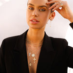 alliciante 14k gold necklaces stack