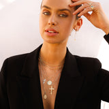 alliciante 14k gold necklaces stack