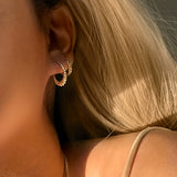 Beaded Hoops