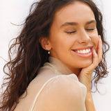 Pearl Bar Drop Earrings