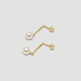 Pearl Bar Drop Earrings