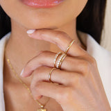 XL Demi Pavé Band