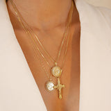 alliciante 14k gold necklaces stack