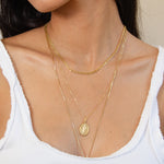 alliciante 14k gold necklaces stack