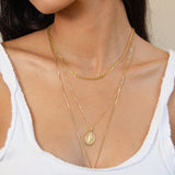 alliciante 14k gold necklaces stack