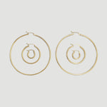 alliciante 14k gold hoops
