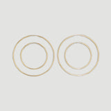 alliciante 14k gold the lightweight hoops