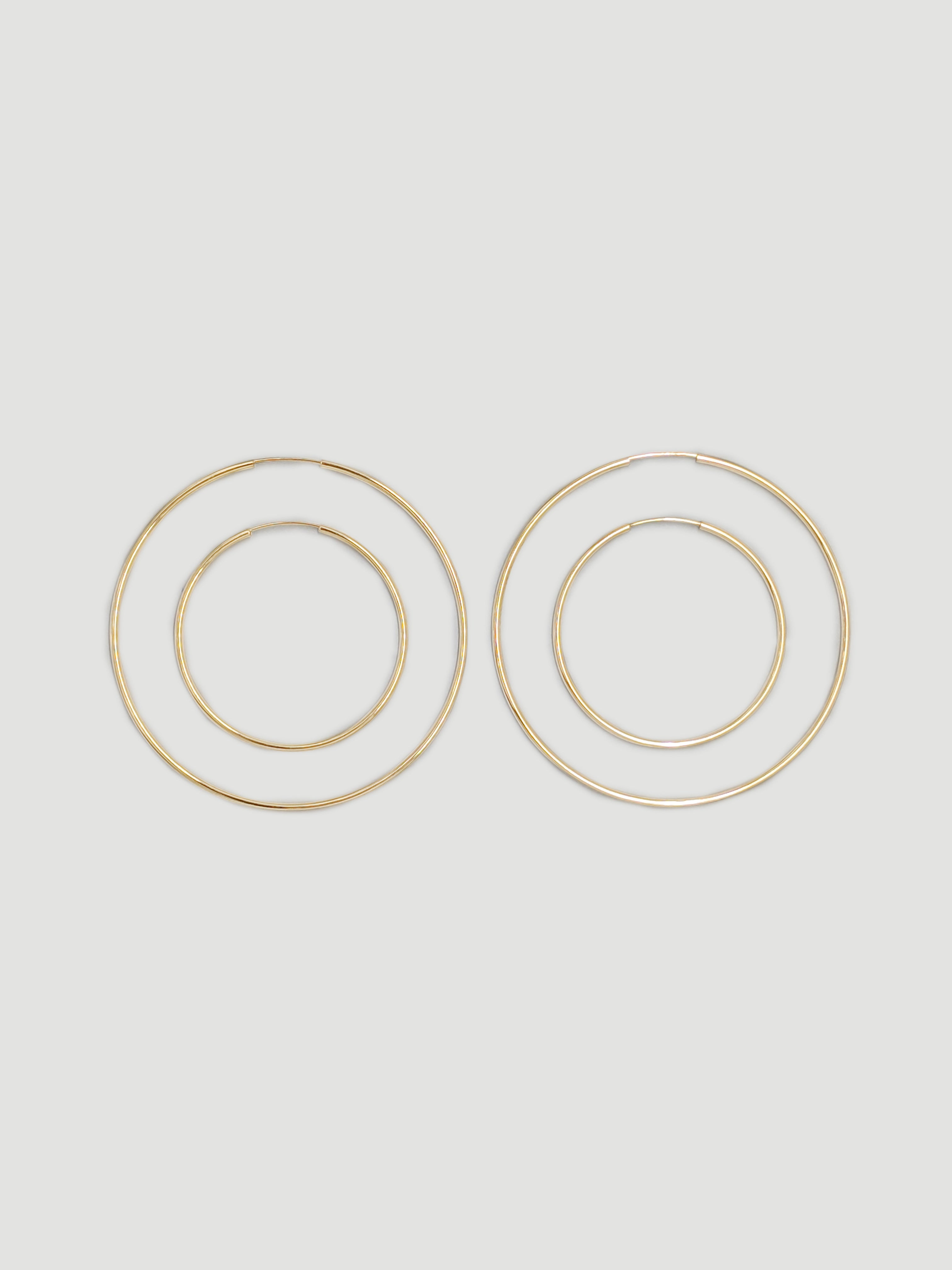 alliciante 14k gold the lightweight hoops