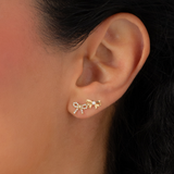 Pavé Ribbon Studs