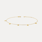 Sunburst Disc Anklet