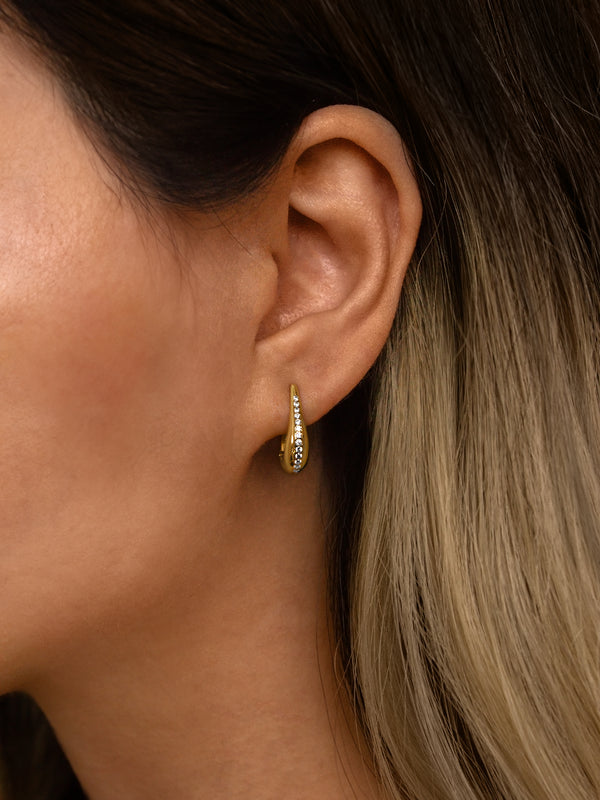 THE PAVÉ TEARDROP EARRINGS