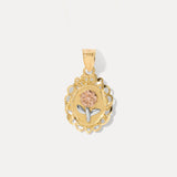 Flower Portrait Pendant