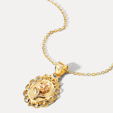 Flower Portrait Pendant