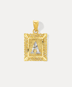 Framed Initial Necklace