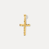 Diamond Cut Cross Pendant