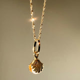 Pearl In Shell Pendant