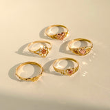 Blooming Heart Ring