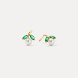 Pearl Cherry Studs
