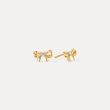 Solitaire Ribbon Studs