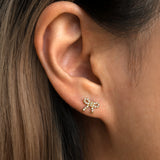 Pavé Ribbon Studs