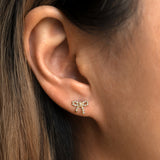 Pavé Ribbon Studs