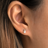 Pearl Bunny Studs