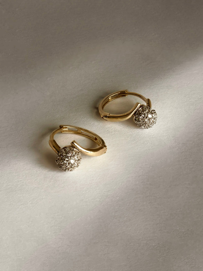 THE PAVÉ BALL HUGGIES
