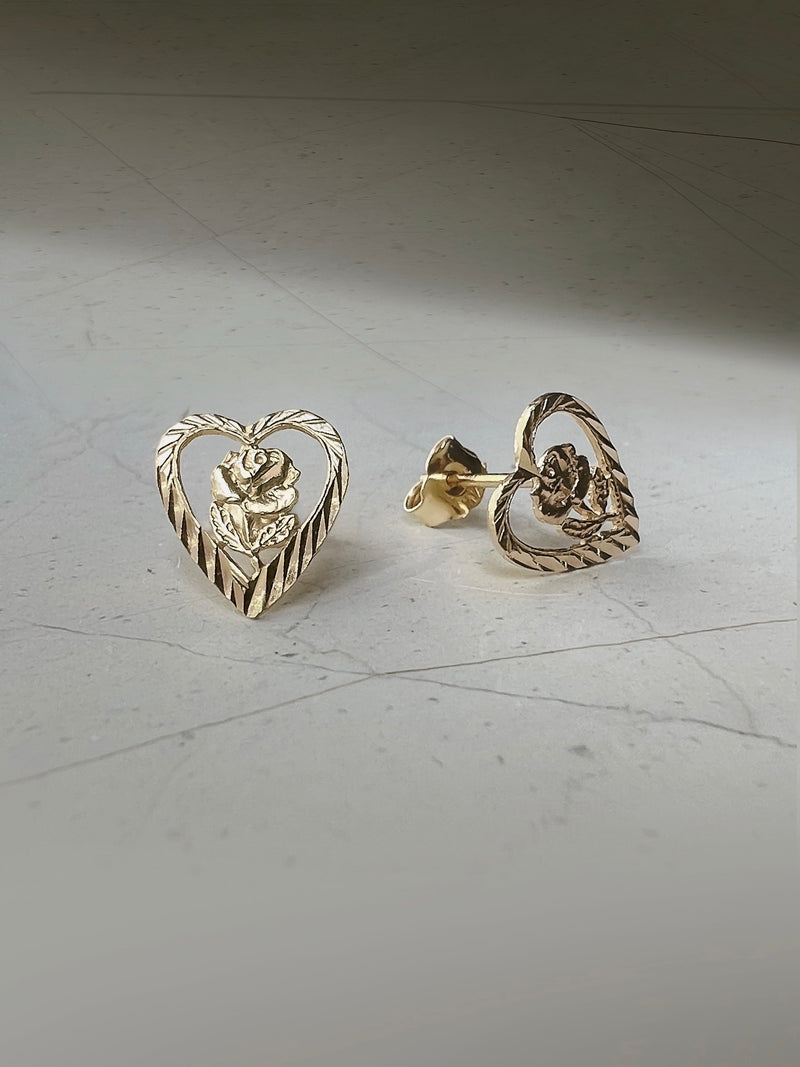 THE ROSY HEART STUDS