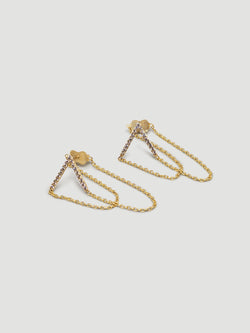 alliciante 14k gold the after party earrings