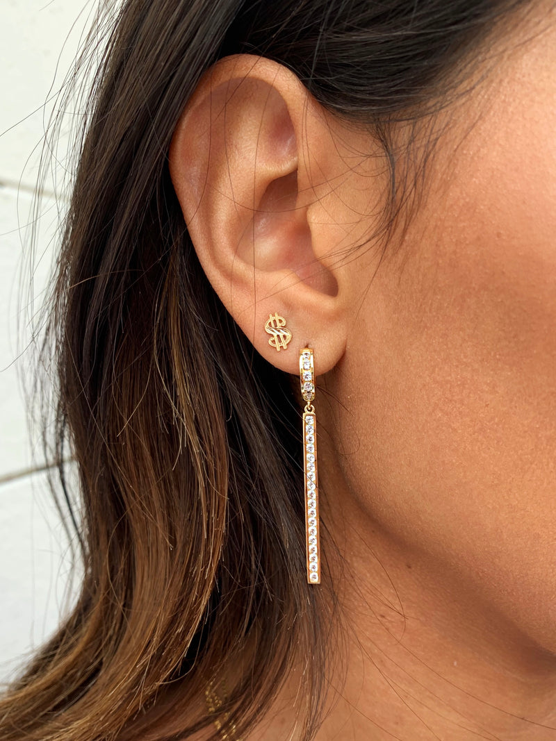 THE BLING BAR EARRINGS