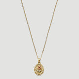 Flower Portrait Pendant